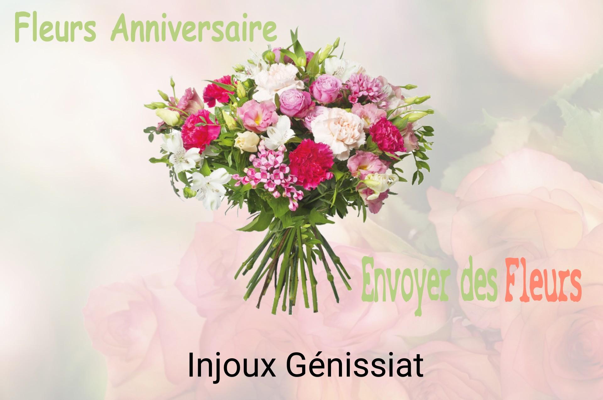 Bouquet de fleurs d’anniversaire livré à Injoux-Génissiat